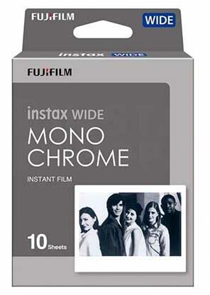 FUJIFILM INSTAX WIDE MONOCHROME WW1 (10/PK) (70100139612)