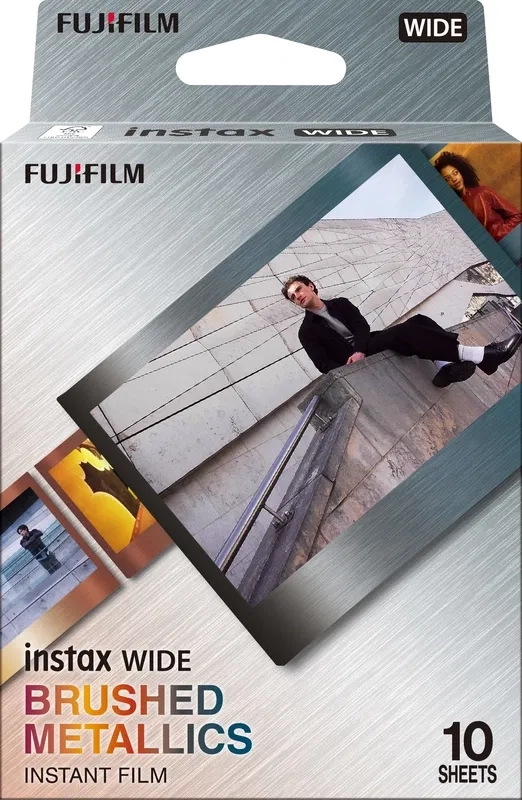 FUJIFILM Hungary Ltd. INSTAX WIDE FILM (10/PK) BRUSHED METAL (16932102)