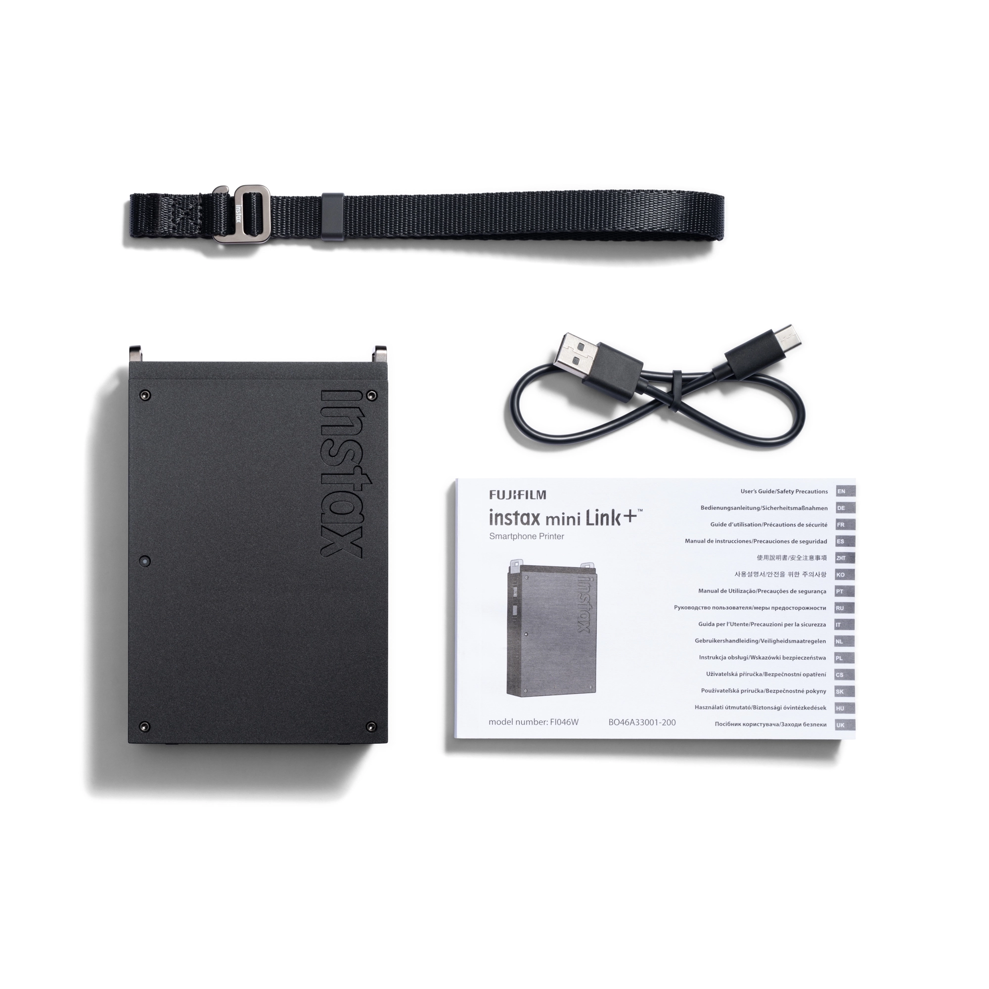 Fujifilm INSTAX MINI LINK+ FEKETE-NARANCS (16949636)