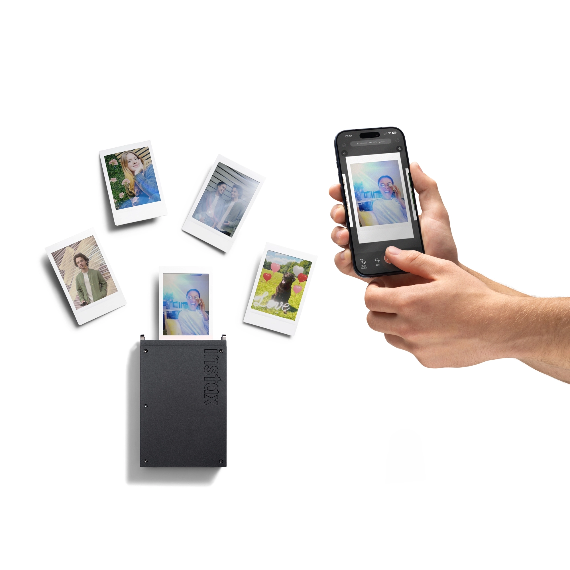 Fujifilm INSTAX MINI LINK+ FEKETE-NARANCS (16949636)