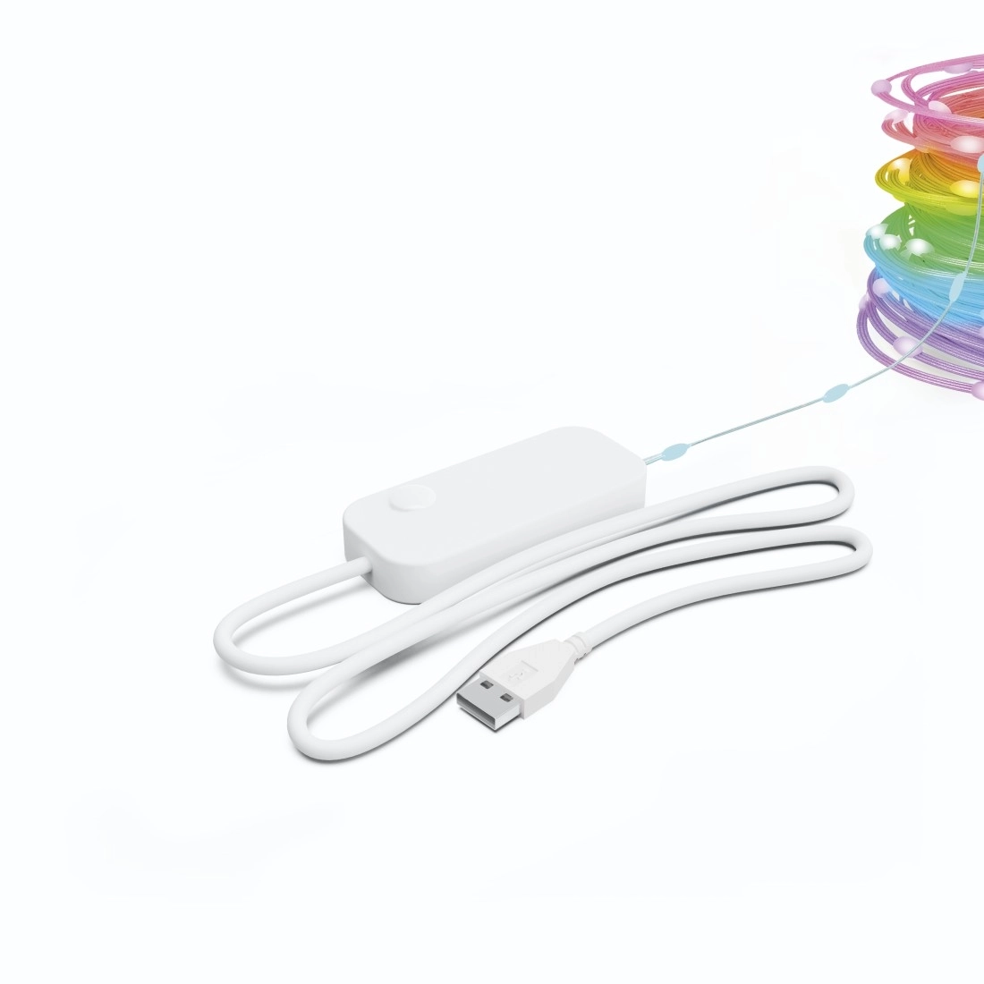 Hama Okos Wi-Fi kül- és beltéri LED fűzér 10m RGB/USB (176660)