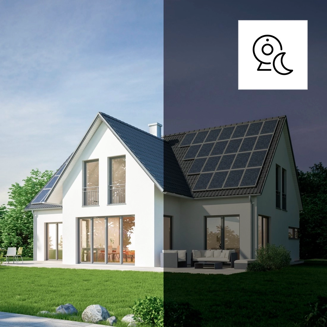 Hama Okos Wi-Fi kültéri FHD biztonsági kamera, fehér (176653)