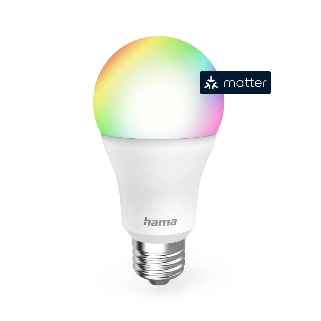 Hama Okos Wi-Fi LED izzó  E27 RGBW 9W Matter (176640)