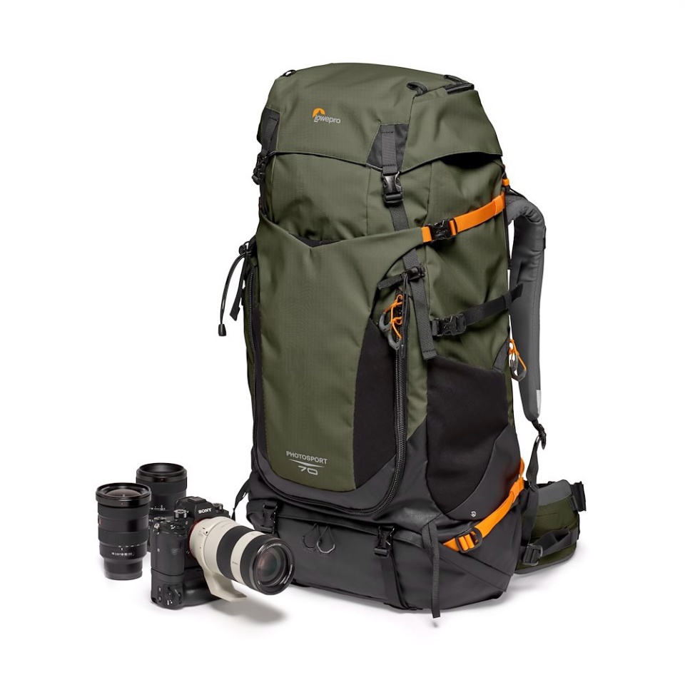 Lowepro PhotoSport Hátizsák PRO 70L AW IV (S-M), sötétzöld (LP37473-PWW )