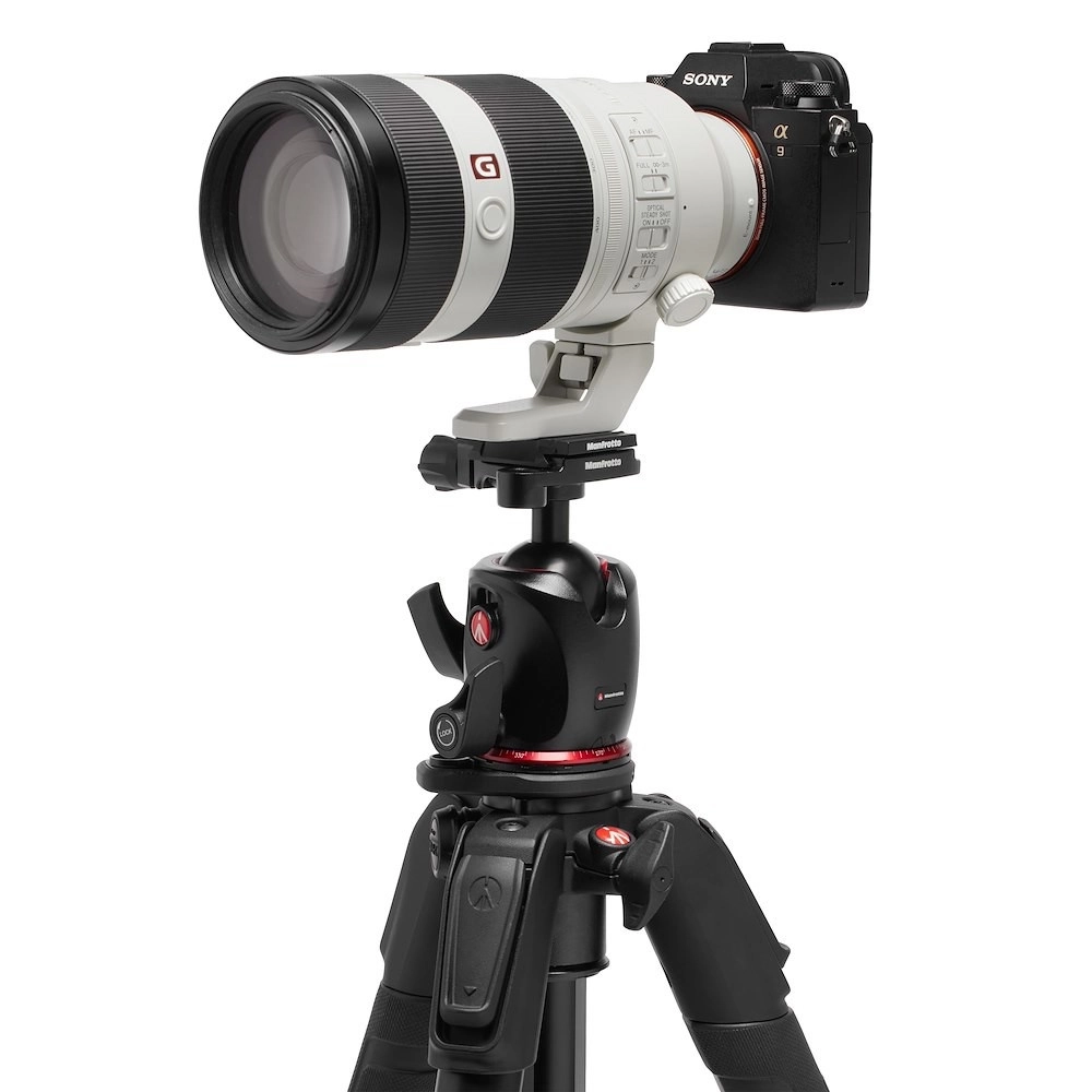 Manfrotto 055 kit alu 3 szekciós állvány + gömbfej Arca Swiss (MK055XPRO3-Q6T)