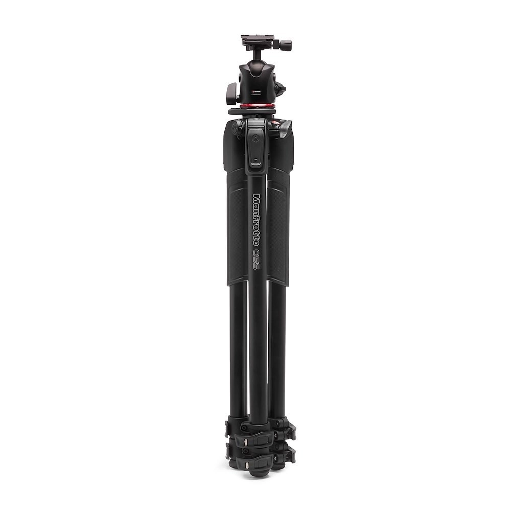 Manfrotto 055 kit alu 3 szekciós állvány + gömbfej Arca Swiss (MK055XPRO3-Q6T)