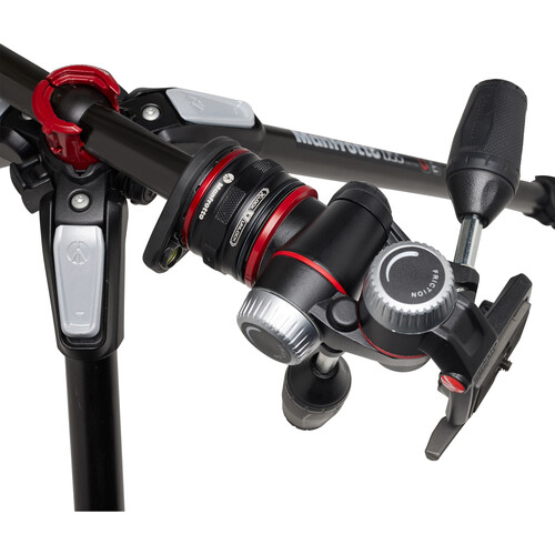 Manfrotto 055 kit karbon 3 szekciós állvány + 3D fej + MOVE (MK055CXPRO33WQR)
