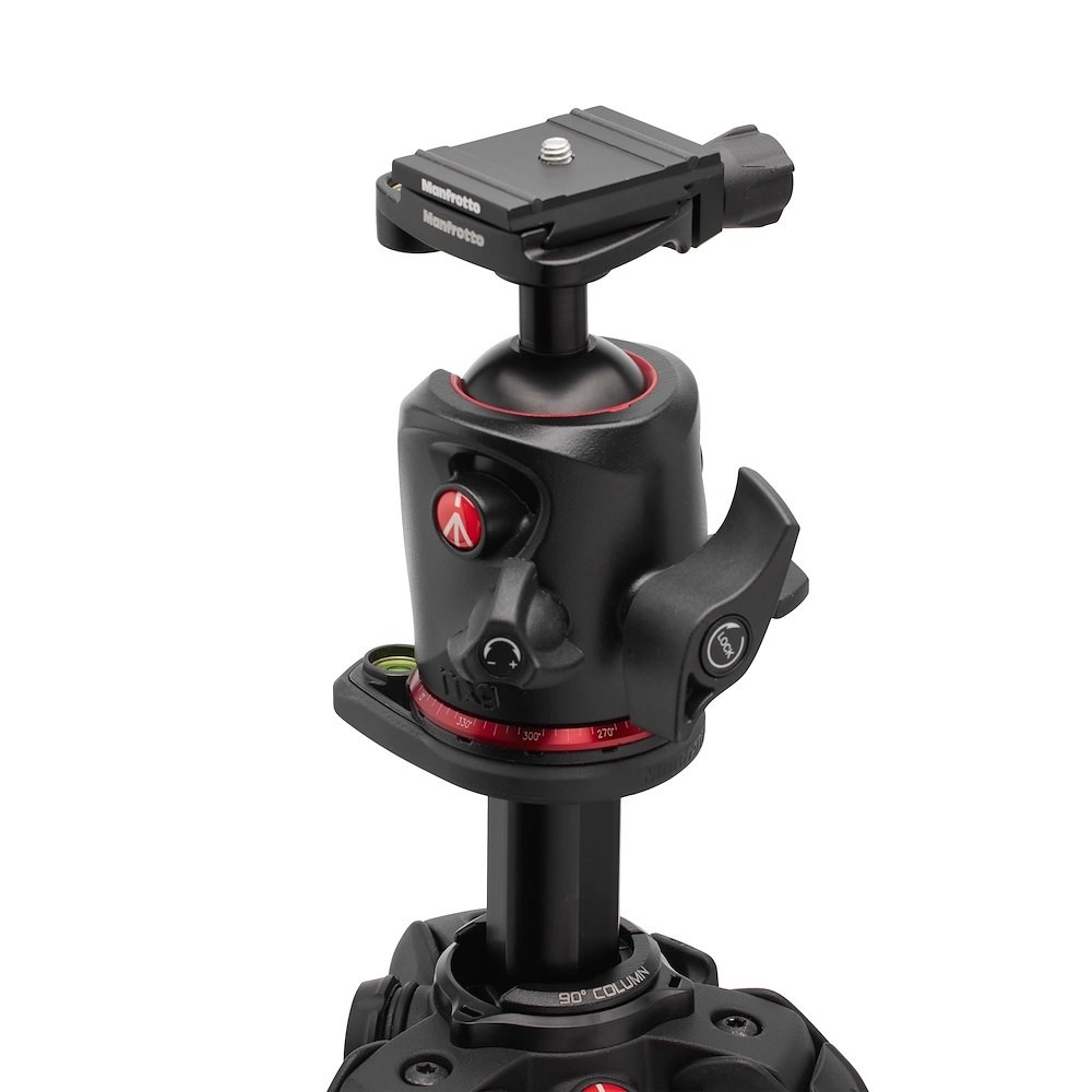 Manfrotto 055 kit karbon 4 szekciós állvány + gömbfej Arca Swiss (MK055CXPRO4-Q6T)
