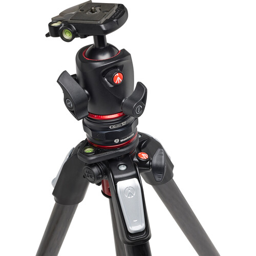 Manfrotto 055 kit karbon 4 szekciós állvány + gömbfej + MOVE (MK055CXPRO4BHQR)