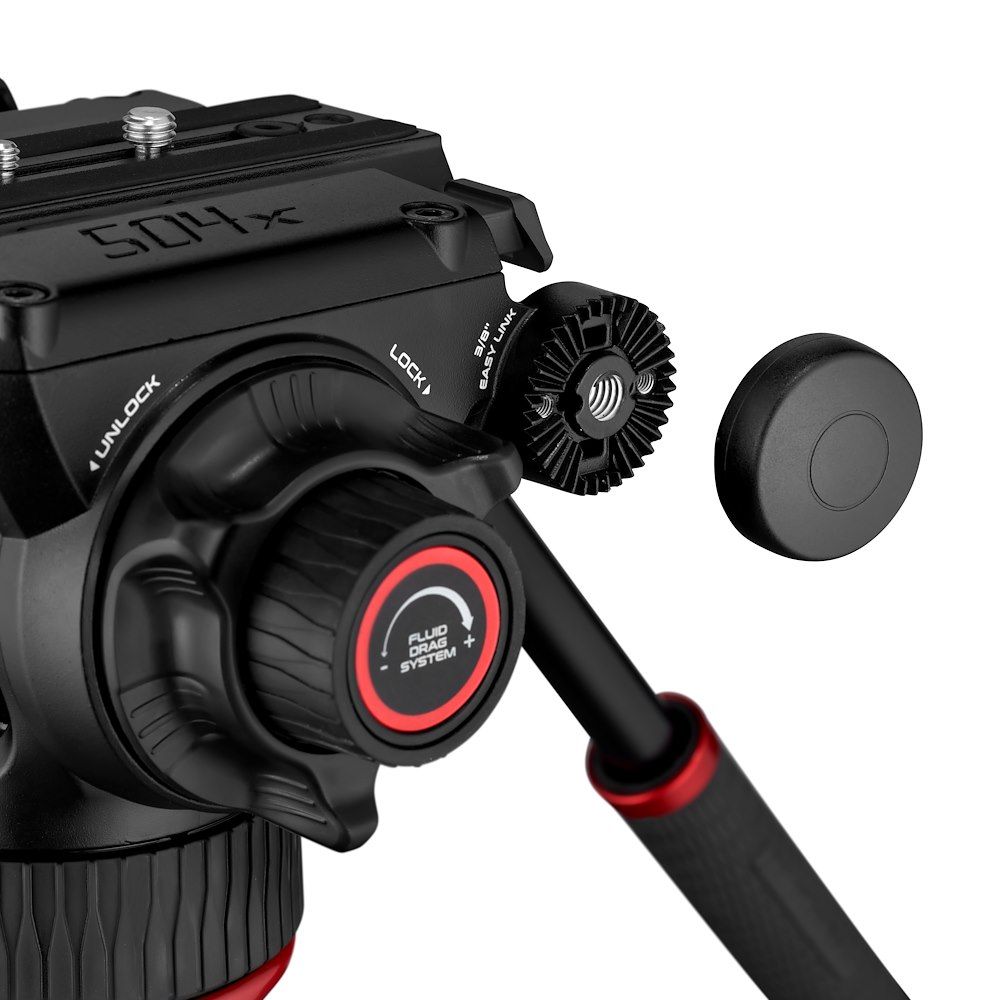 Manfrotto 504X fluid videó fej lapos alappal (MVH504XAH)