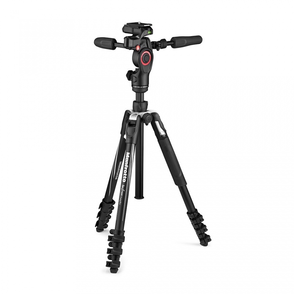 Manfrotto Befree 3D Live Advanced állvány 3W fluid fejjel (MKBFRLA4BK-3W)