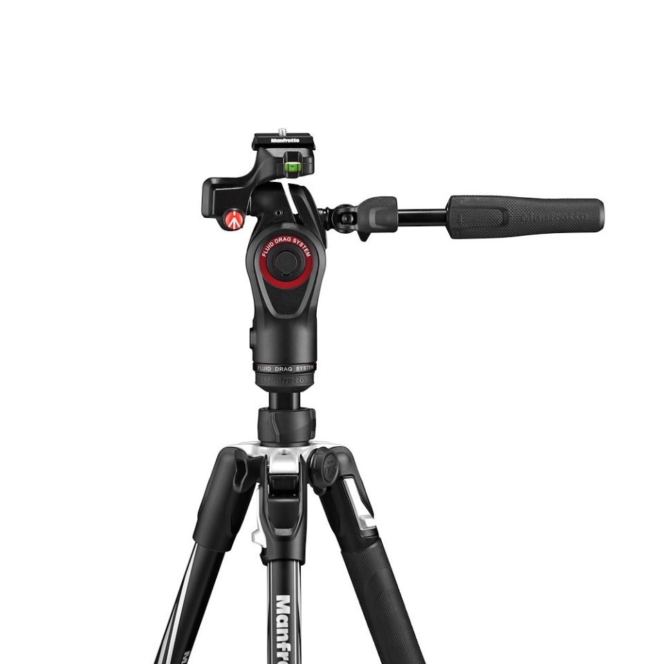 Manfrotto Befree 3D Live Advanced állvány 3W fluid fejjel (MKBFRLA4BK-3W)