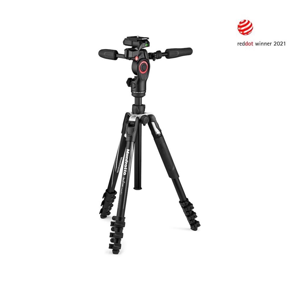 Manfrotto Befree 3D Live Advanced állvány 3W fluid fejjel (MKBFRLA4BK-3W)