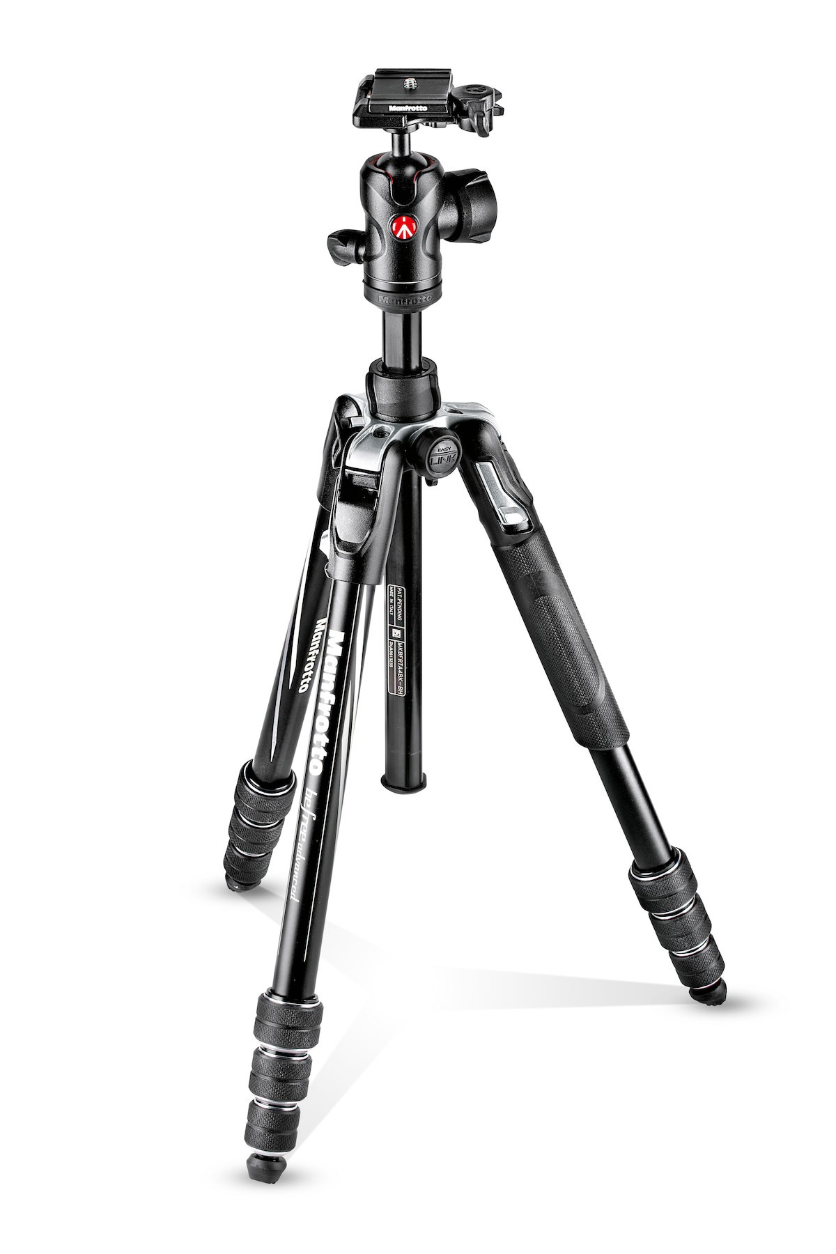 Manfrotto Befree Advanced Alumínium Travel Tripod twist + gömbfej, fekete (MKBFRTA4BK-BH)