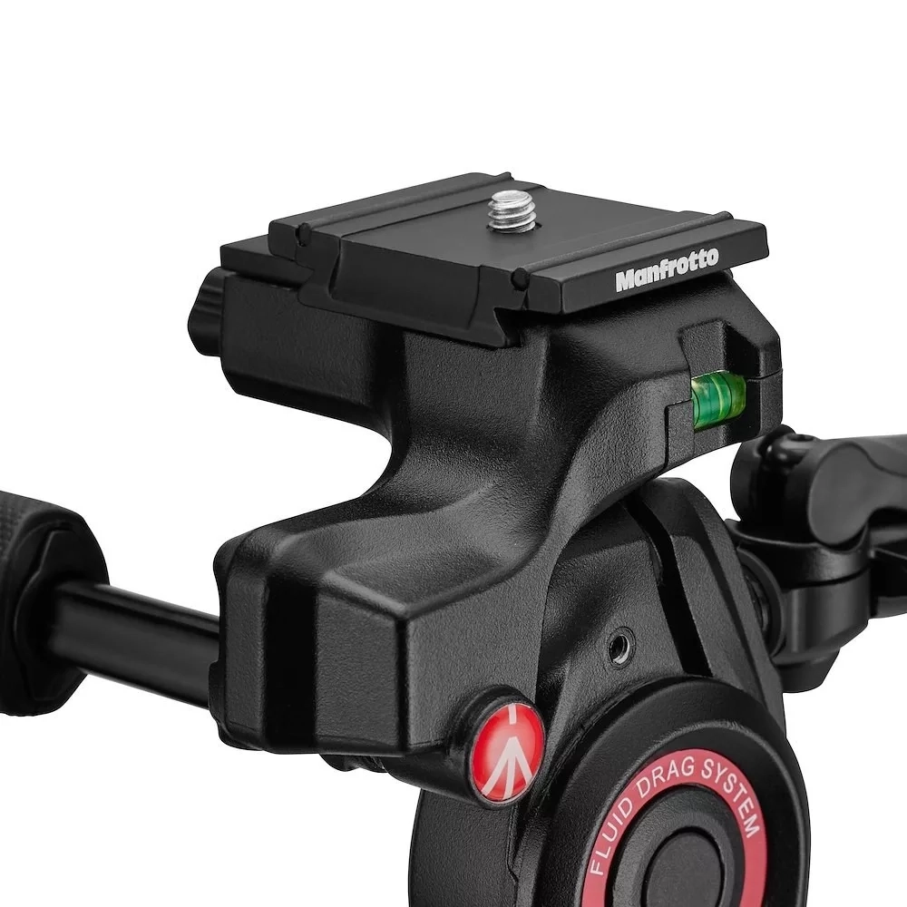 Manfrotto Befree GT alu állvány tekerős zár +3D live fotó/videó fej (MKBFRTA4GTFB-3W)