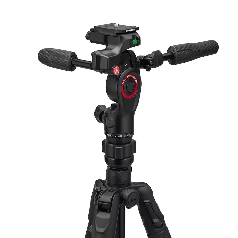 Manfrotto Befree GT alu állvány tekerős zár +3D live fotó/videó fej (MKBFRTA4GTFB-3W)