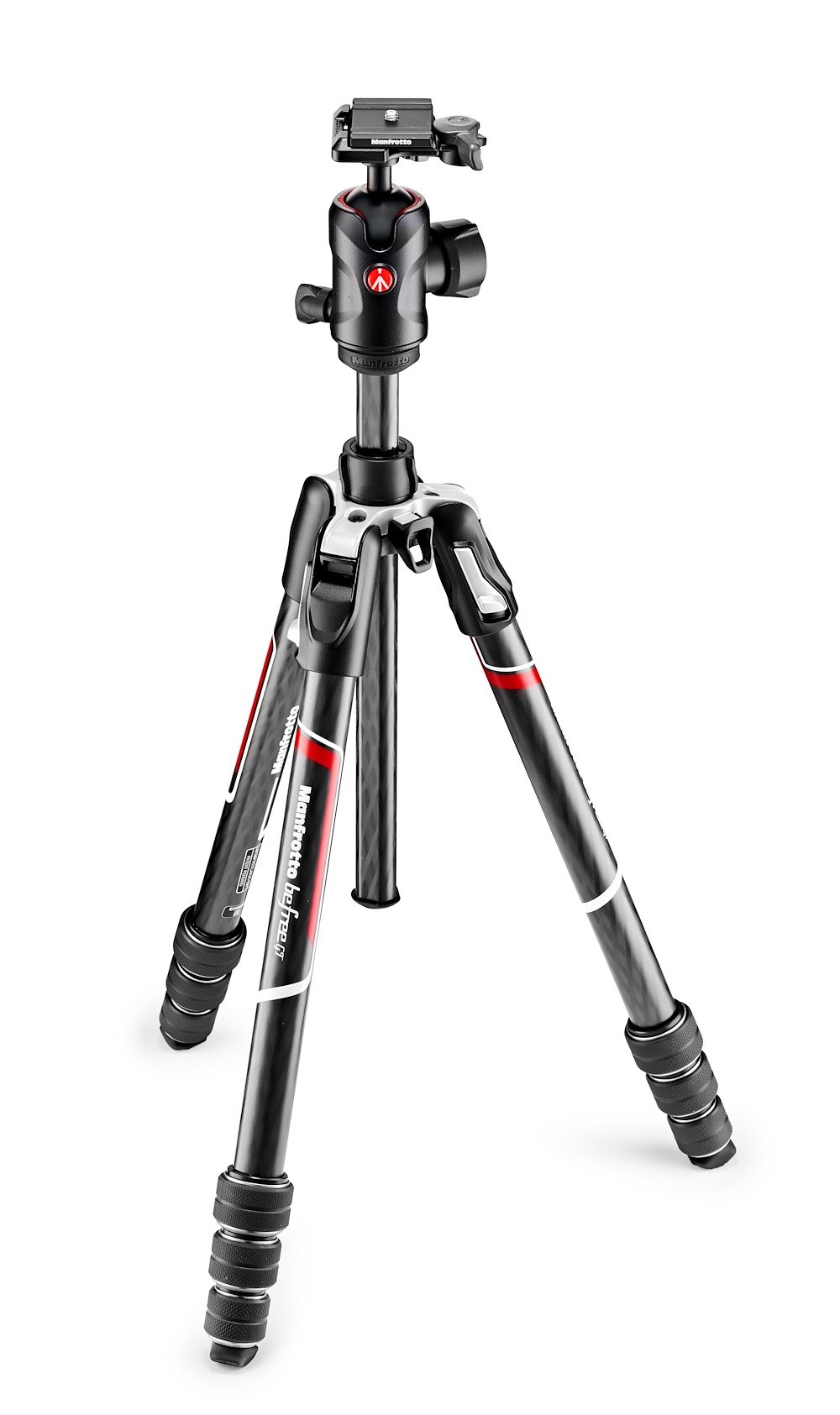 Manfrotto Befree GT Carbon fibre Tripod twist lock, gömbfejjel (MKBFRTC4GT-BH)