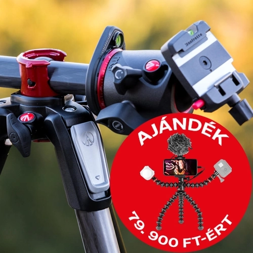 Manfrotto Befree GT XPRO karbon állvány, tekerős lábzár, elforg. középo. (MKBFRC4GTXP-BH)