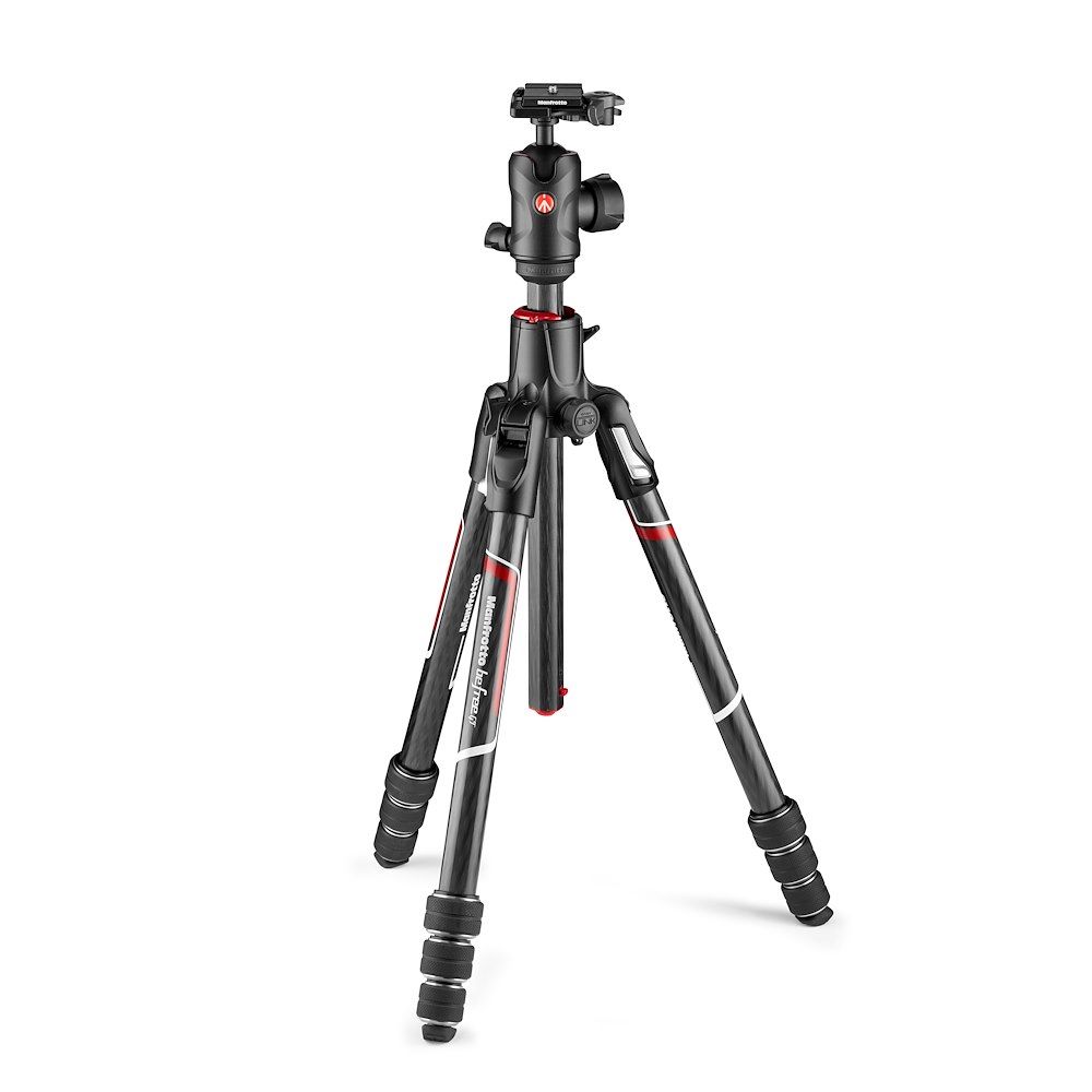 Manfrotto Befree GT XPRO karbon állvány, tekerős lábzár, elforg. középo. (MKBFRC4GTXP-BH)