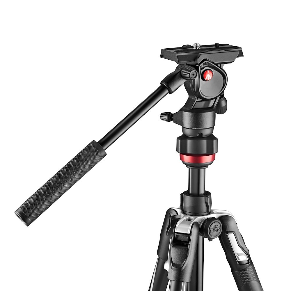 Manfrotto Befree live kit alu állvány csatos lábzárral + fluid fej (MVKBFRL-LIVE)