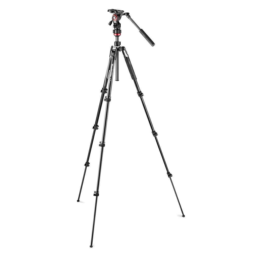 Manfrotto Befree live kit alu állvány csatos lábzárral + fluid fej (MVKBFRL-LIVE)