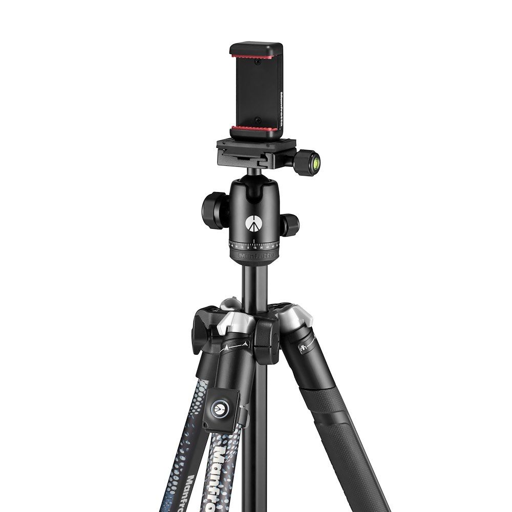 Manfrotto Element MII állvány mobile BT, Alu 4szek. gömbfej, fekete (MKELMII4BMB-BH)