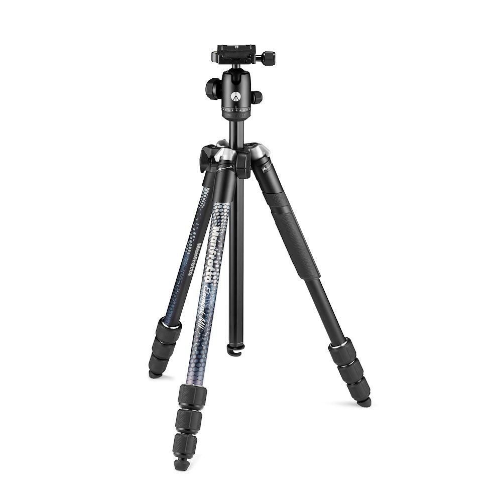 Manfrotto Element MII állvány mobile BT, Alu 4szek. gömbfej, fekete (MKELMII4BMB-BH)