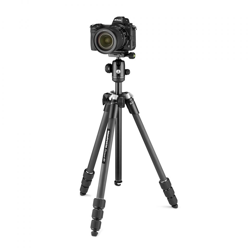 Manfrotto Element MII állvány mobile BT, CF 4szek. gömbfej, fekete (MKELMII4CMB-BH)