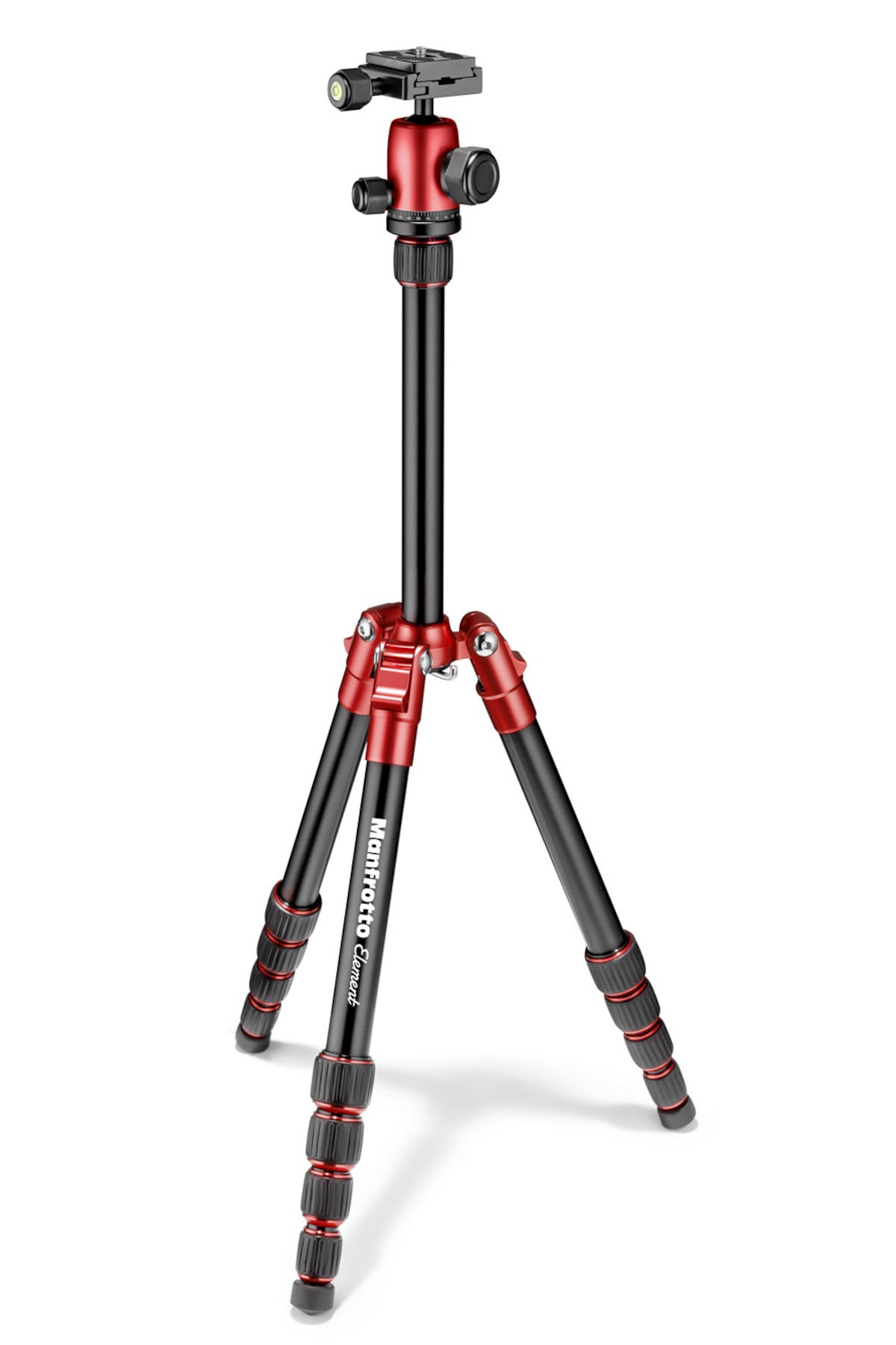 Manfrotto Element Traveller kis állvány Kit gömbfejjel - piros (MKELES5RD-BH)