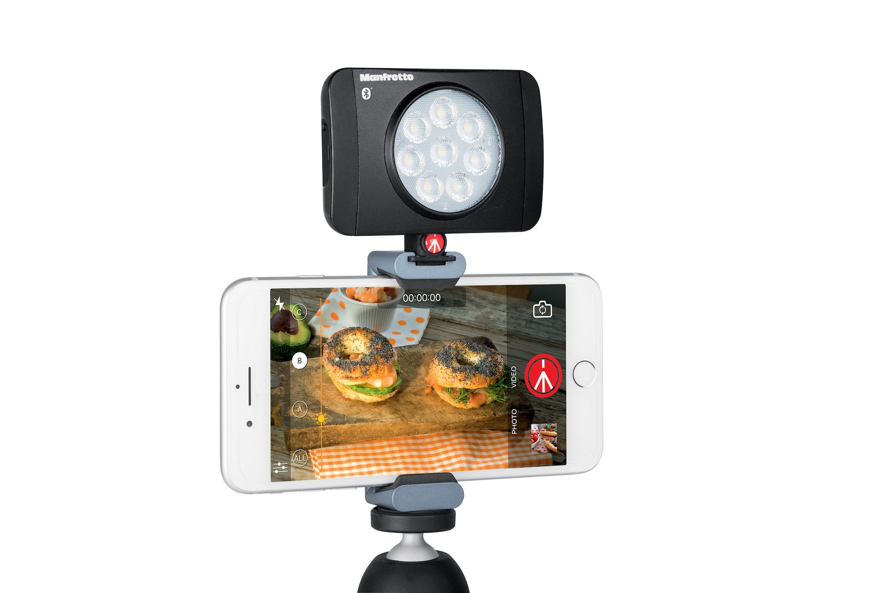 Manfrotto Lumimuse 8 LED Bluetooth vezeték nélküli tech.-val (MLUMIMUSE8A-BT)