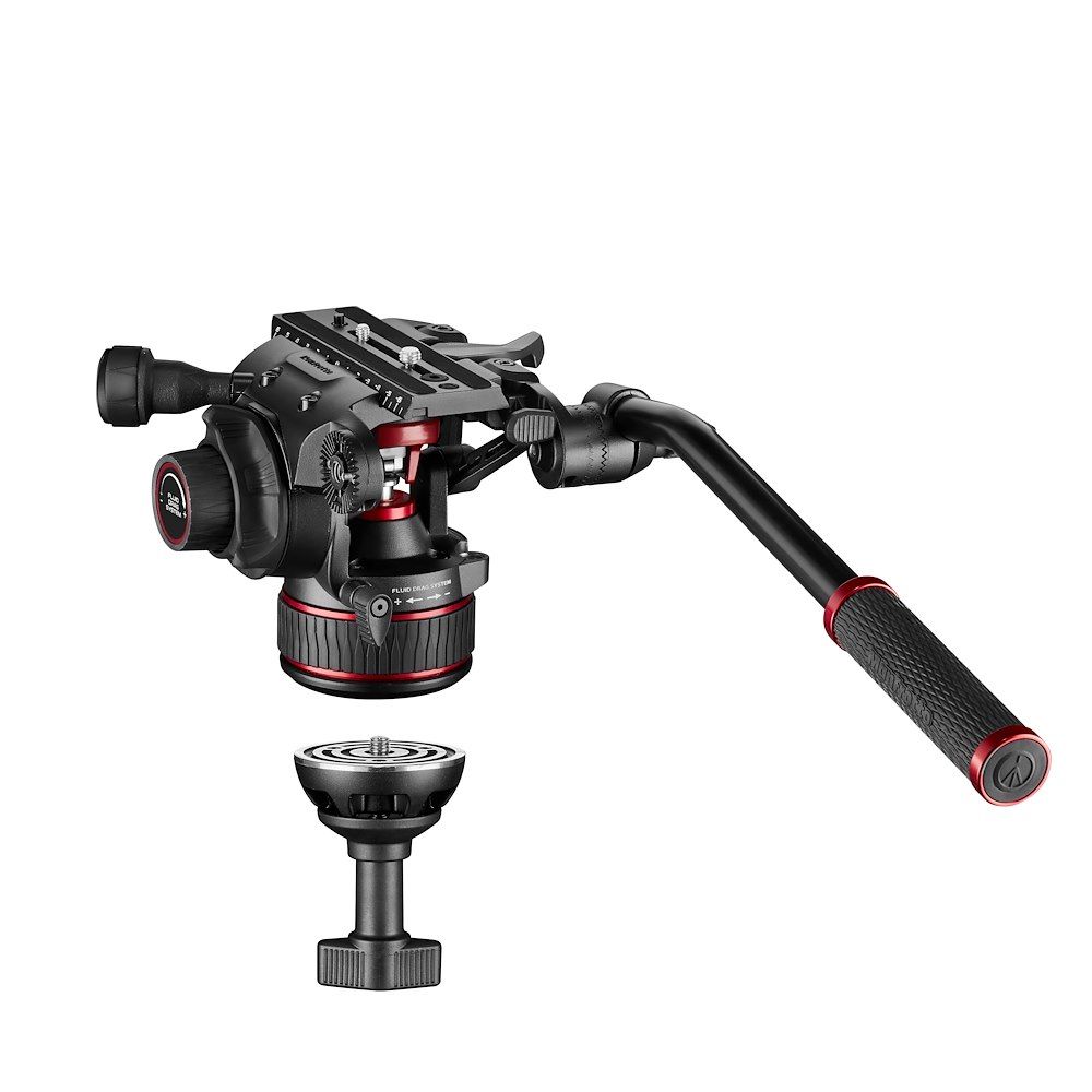 Manfrotto Nitrotech 608 fej + 645 Fast karbon állvány, k.terp ikerláb (MVK608TWINFC)