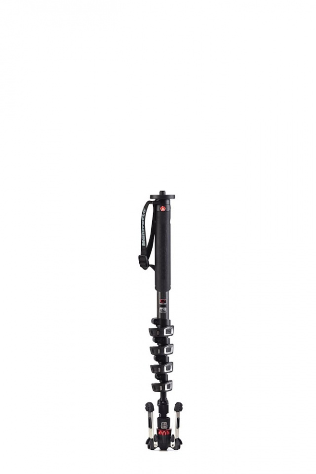 Manfrotto XPRO videó monopod karbon 5 szekciós, fluidtech talp (MVMXPROC5)