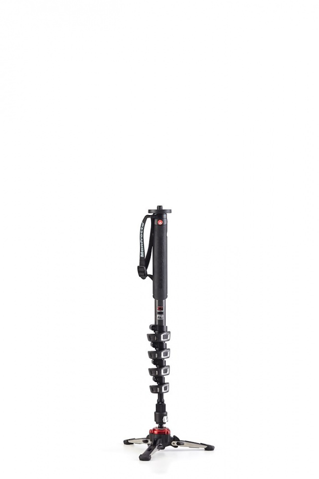 Manfrotto XPRO videó monopod karbon 5 szekciós, fluidtech talp (MVMXPROC5)