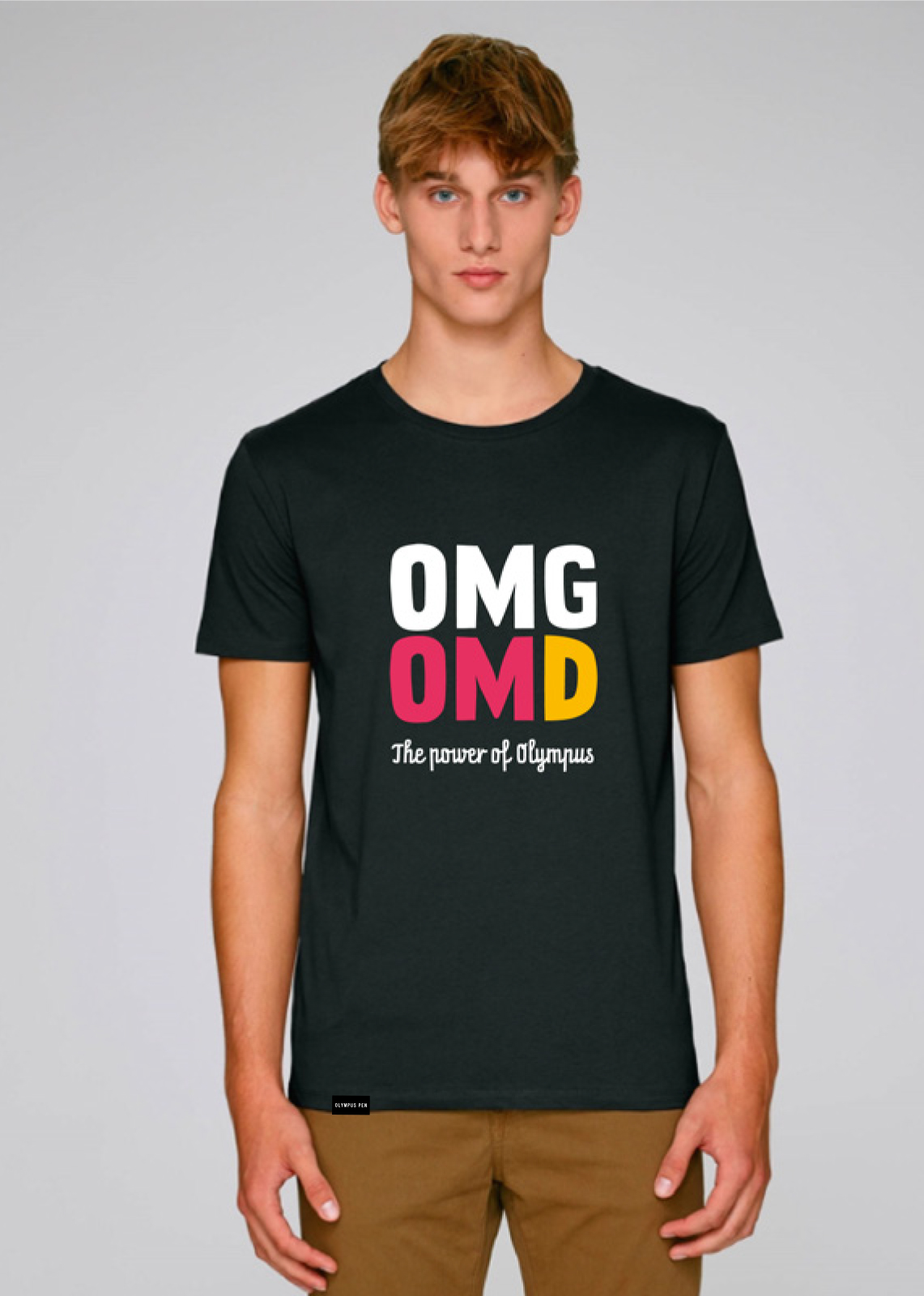 Olympus OMG-OMD póló fekete (XL)