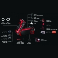 OM System TG-7 búvártok KIT piros