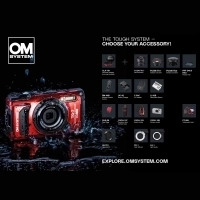 OM System TG-7 búvártok KIT piros