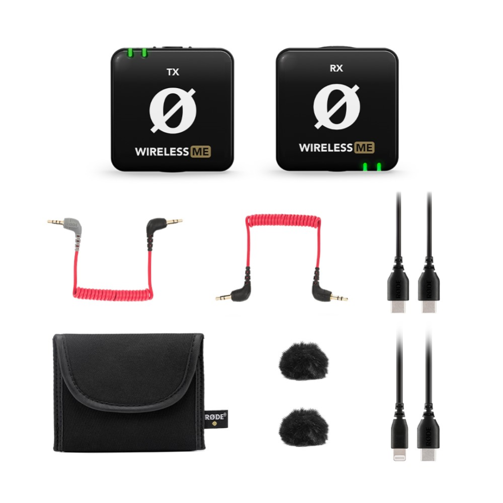 Wireless ME ultra kompakt digitális vezeték nélküli mikrofon rendszer két csatornás vevővel, egy adó