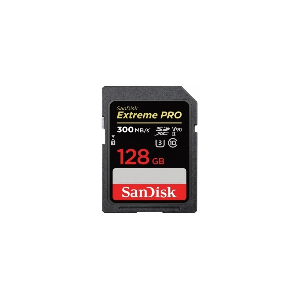 SanDisk Extreme PRO SDXC 128GB memóriakártya [300MB/s] (226808)