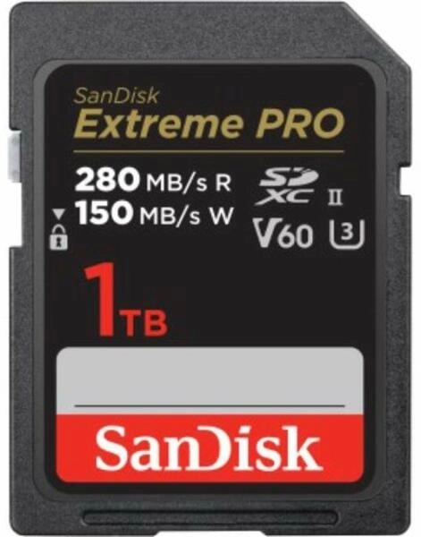 SanDisk Extreme PRO SDXC 1TB memóriakártya [280/150MB/s] (215495)