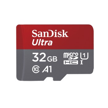 Sandisk microSDHC 32 GB  Mobile Ultra memk., + adapter, (120MB/s) class 10, A1 (186500)