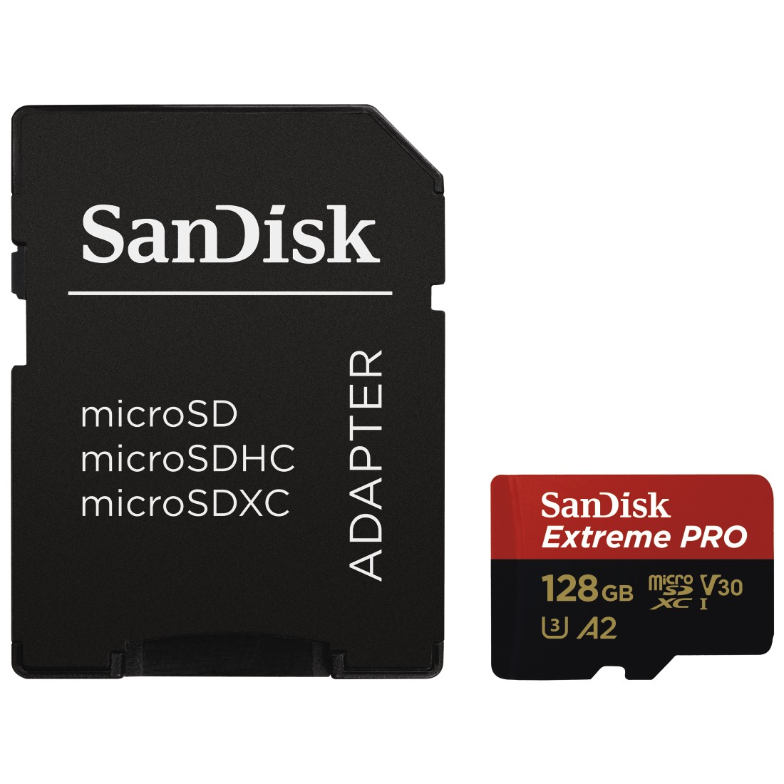 Sandisk microSDXC 128 GB Mobile Extreme PRO + adapter, (olv.200MB/s , ír.: 90MB/s) UHS-I, V30, (214504)