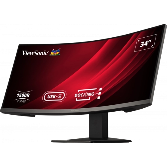 ViewSonic 34" VG3419C 3440x1440 USB-C 120Hz FreeSync Premium - 1500R - VA (VS19725)