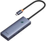 Baseus UltraJoy 5-Port HUB dokkoló állomás, szürke (B0005280181100)