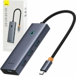 Baseus UltraJoy 5-Port HUB dokkoló állomás, szürke (B00052809813-00)