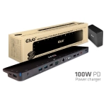 Club3D CSV-1564W100 (100W, 3.2 USB-C to 3xUSB-A 3.2, 5x USB-A,HDMI, PD, VGA, RJ45, SD, Micro SD, 3,5)