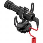Mini kondenzátor mono videómikrofon Rycote Lyre felfüggesztéssel (3V Plug-On power szükséges a működ