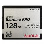 Sandisk CFast 128 GB Extreme Pro 2.0 memóriakártya, VPG130 (525 MB/s  sebesség) (173408)