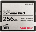 Sandisk CFast Extreme Pro 2.0 256 GB memóriakártya, VPG130 (525 MB/s sebesség) (173445)