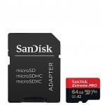 microSDXC 64 GB Mobile Extreme PRO memk., + adap., (olv. seb.: 170MB/s / ír seb.: 90MB/s) UHS-I, V30