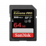 SDXC 64 GB Extreme Pro memk. (300 MB/s olvasás) UHS-II, U3, V90 (121505)